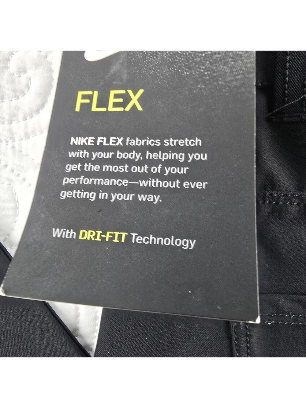 Nike Golf Slim Fit Men’s Black Flex Pants 42x30 Dri-FIT Stretch Performance - Picture 8 of 8